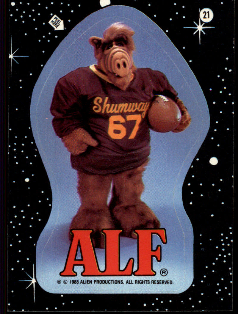Tarjetas insertadas "pegatinas" ALF (1987-88 Topps) - Imagen 24 de 41