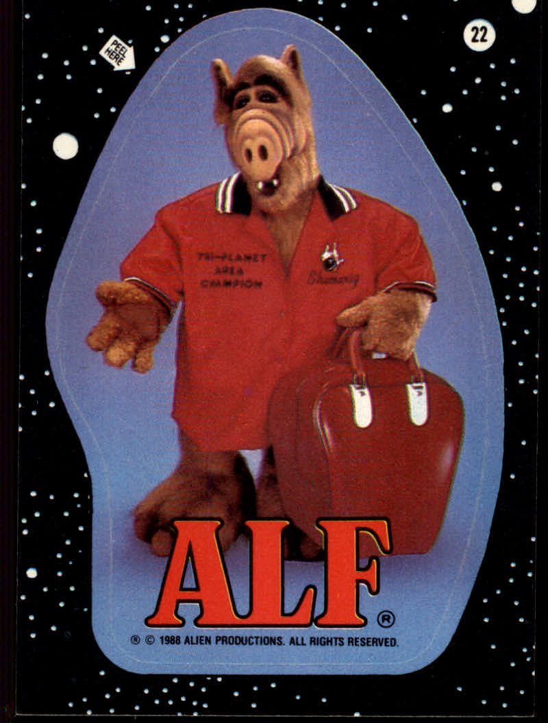 Tarjetas insertadas "pegatinas" ALF (1987-88 Topps) - Imagen 26 de 41