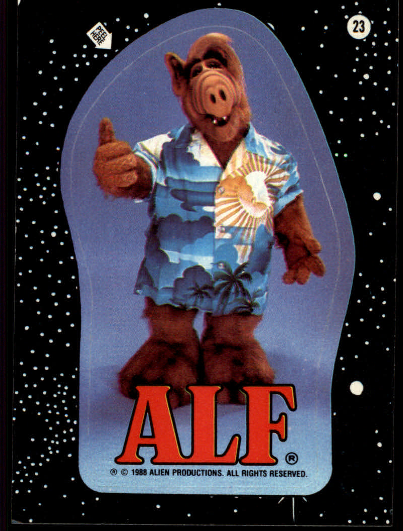 Tarjetas insertadas "pegatinas" ALF (1987-88 Topps) - Imagen 28 de 41