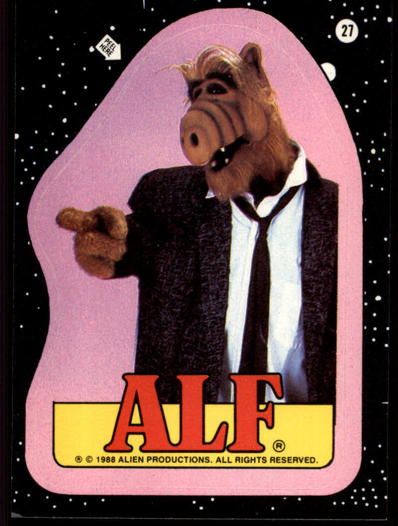 Tarjetas insertadas "pegatinas" ALF (1987-88 Topps) - Imagen 36 de 41