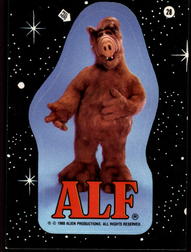 Tarjetas insertadas "pegatinas" ALF (1987-88 Topps) - Imagen 38 de 41