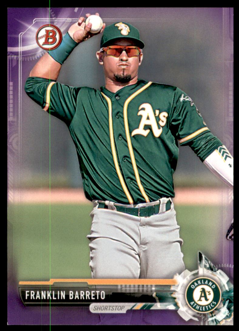 2017 Bowman Prospects Purple #BP115 Franklin Barreto