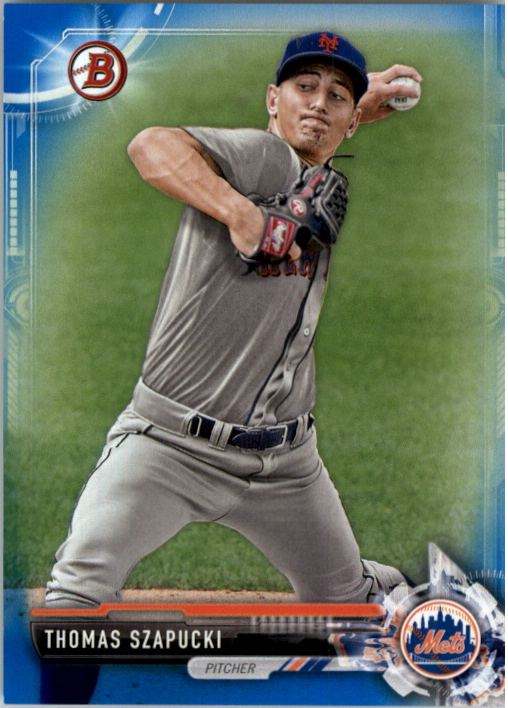 2017 Bowman Prospects Blue #BP138 Thomas Szapucki
