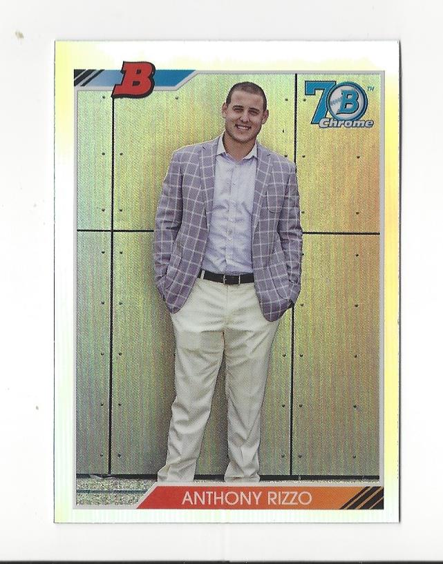 2017 Bowman Chrome '92 Bowman Refractors #92BAR Anthony Rizzo