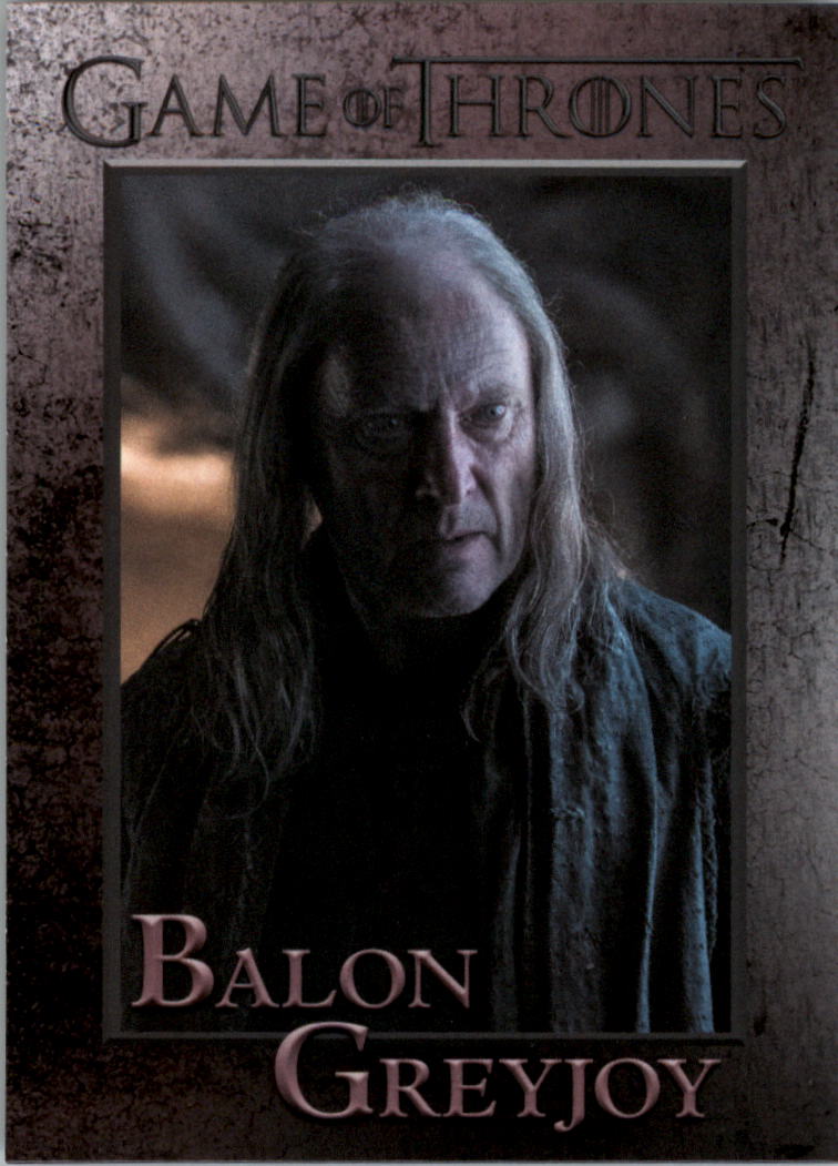 2017 Rittenhouse Game of Thrones Season Six #87 Balon Greyjoy