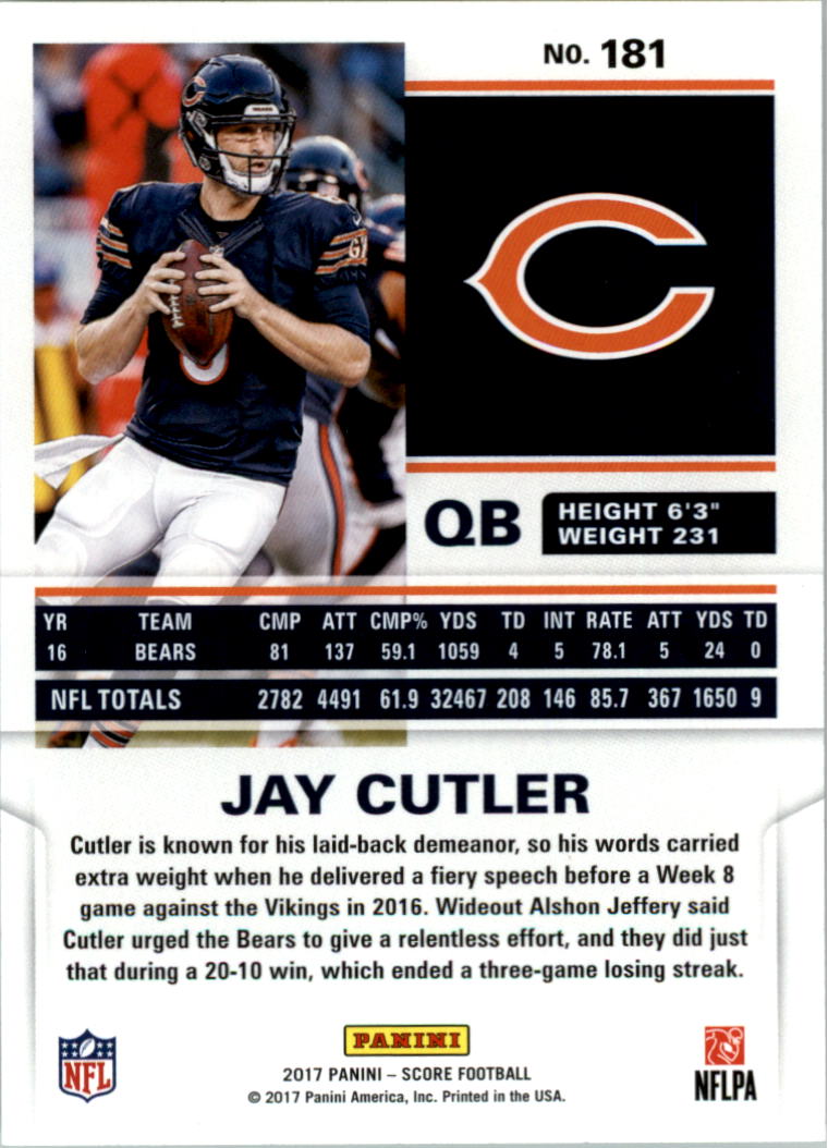 2017 Score Football Card Pick (Base) 1-253