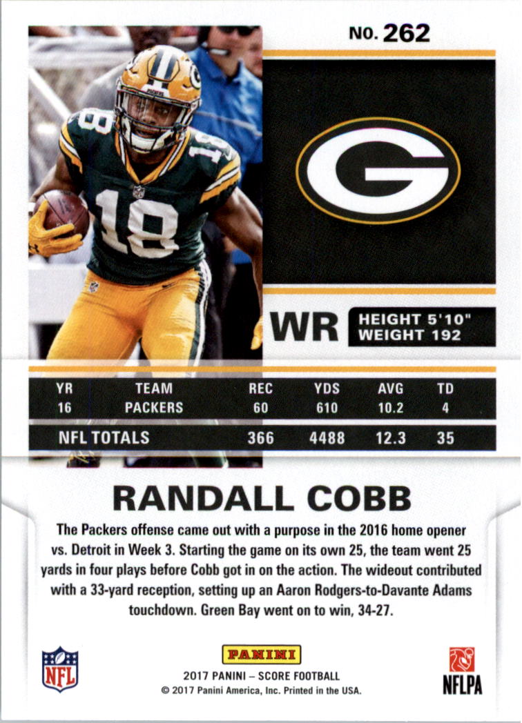 2017 Score Football Card Pick (Base) 254-440