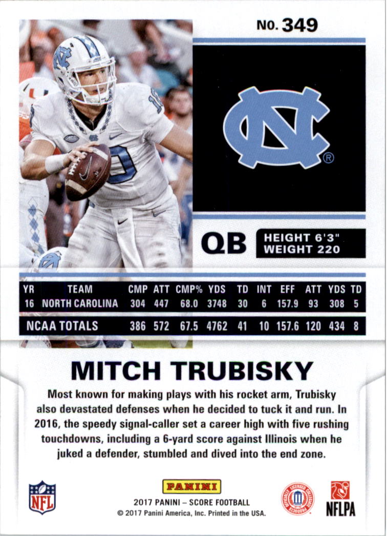 2017 Score Football Card Pick (Base) 254-440