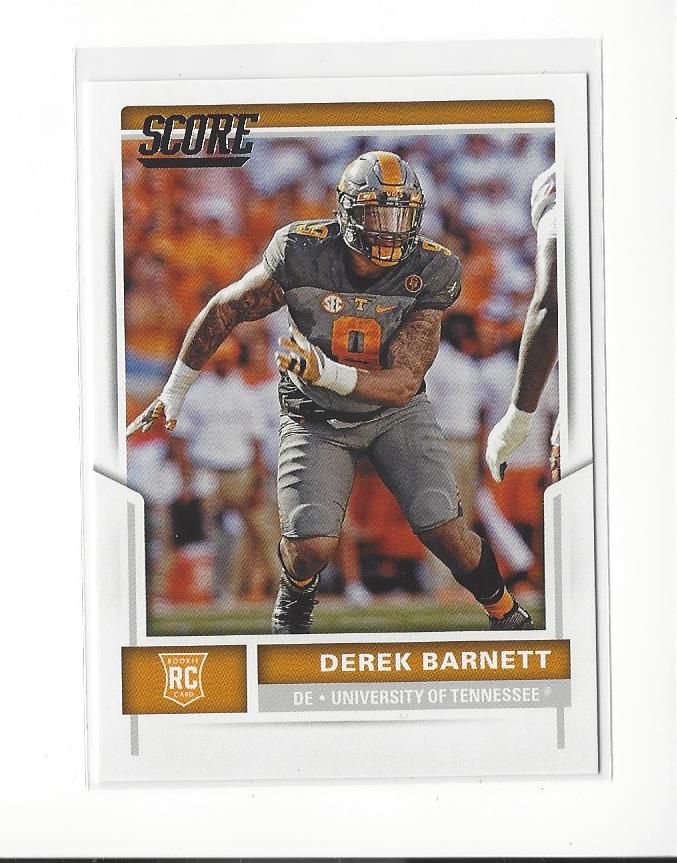 2017 Score #437 Derek Barnett RC