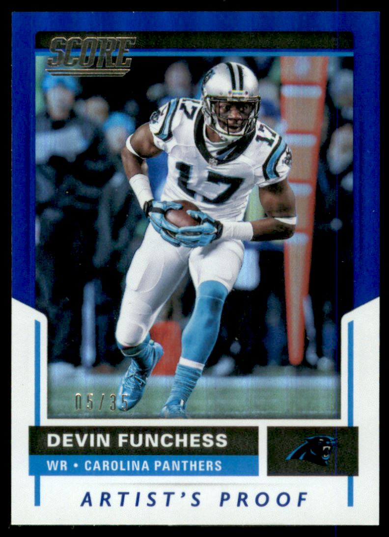 2017 Score Artist's Proof #40 Devin Funchess