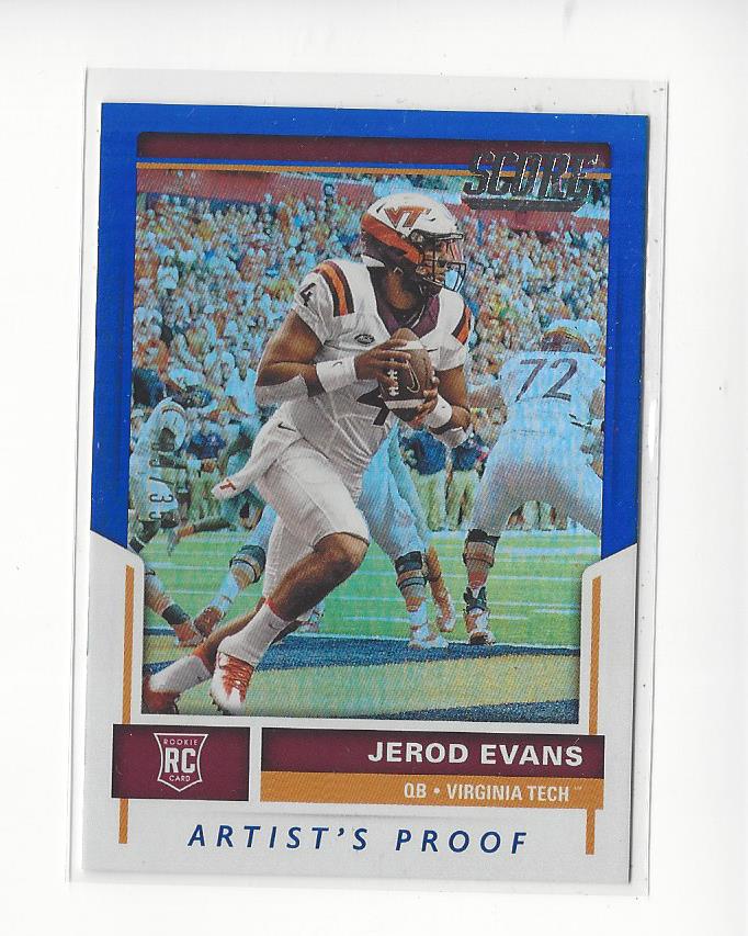 2017 Score Artist's Proof #412 Jerod Evans