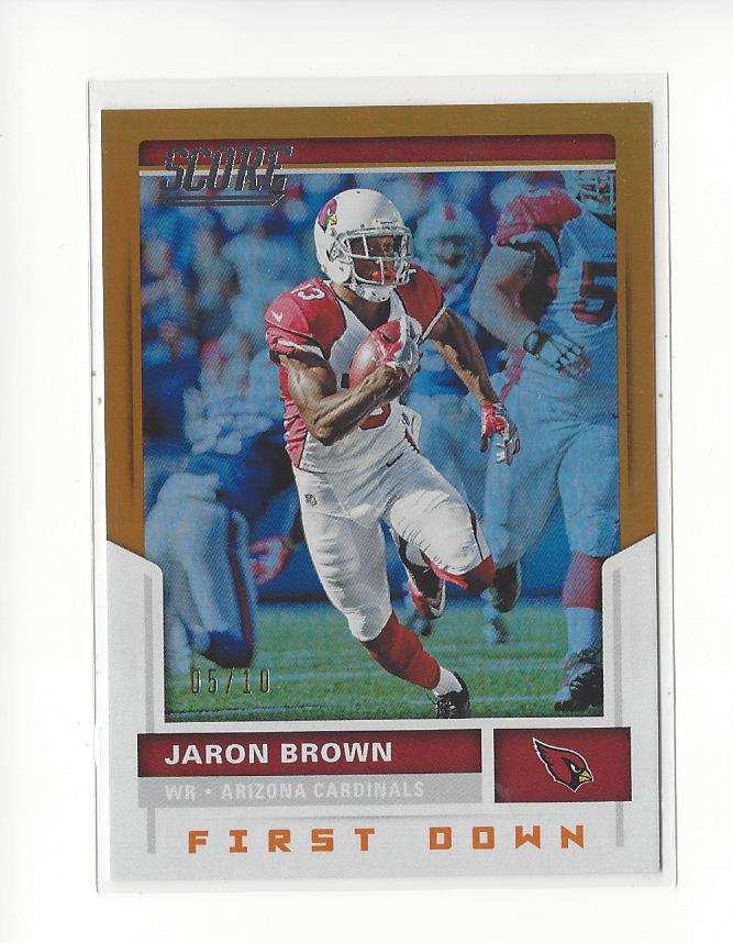 2017 Score First Down #76 Jaron Brown