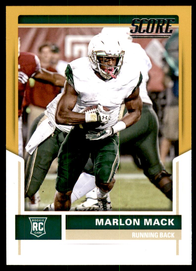 2017 Score Gold #422 Marlon Mack