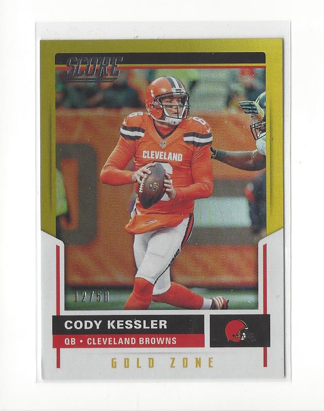 2017 Score Gold Zone #59 Cody Kessler