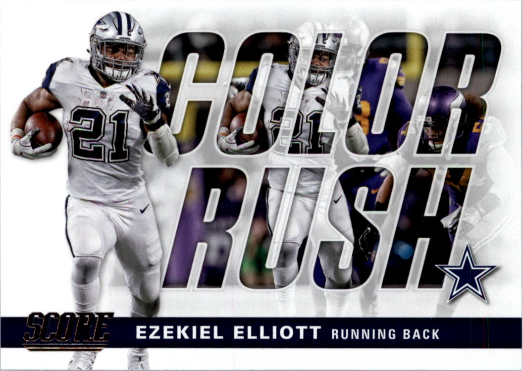 2017 Score Color Rush #13 Ezekiel 