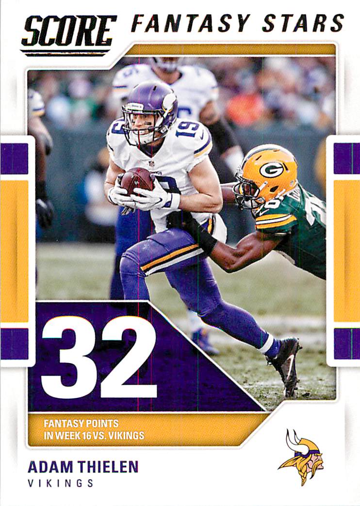 2017 Score Fantasy Stars #16 Adam Thielen - NM-MT | eBay