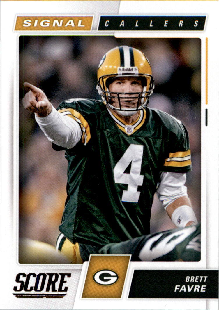 2017 Score Signal Callers #28 Brett Favre - FB | eBay