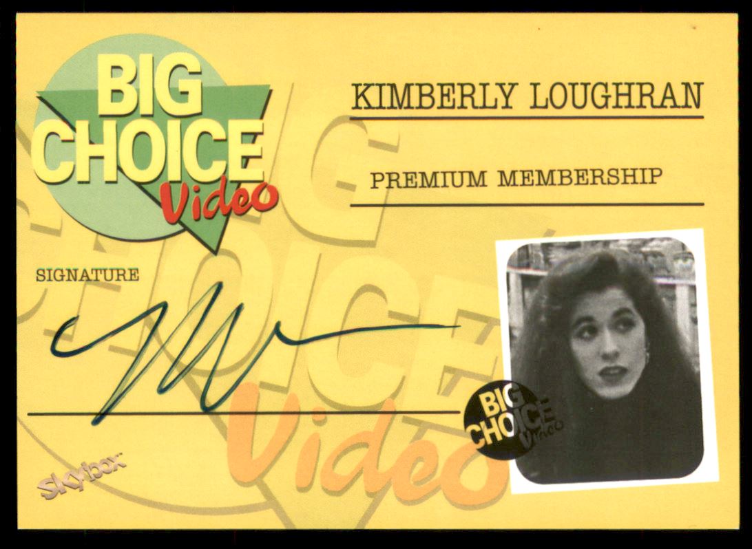 2017 SkyBox Clerks Big Choice Autographs #ABCKL Kimberly Loughran as Heather Jones