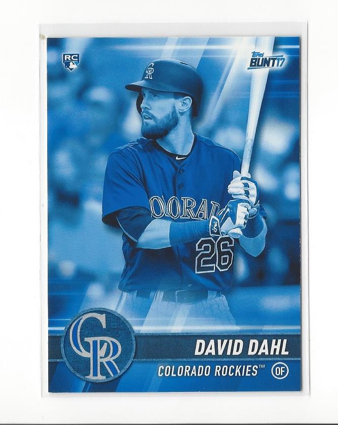 2017 Topps Bunt Blue #13 David Dahl