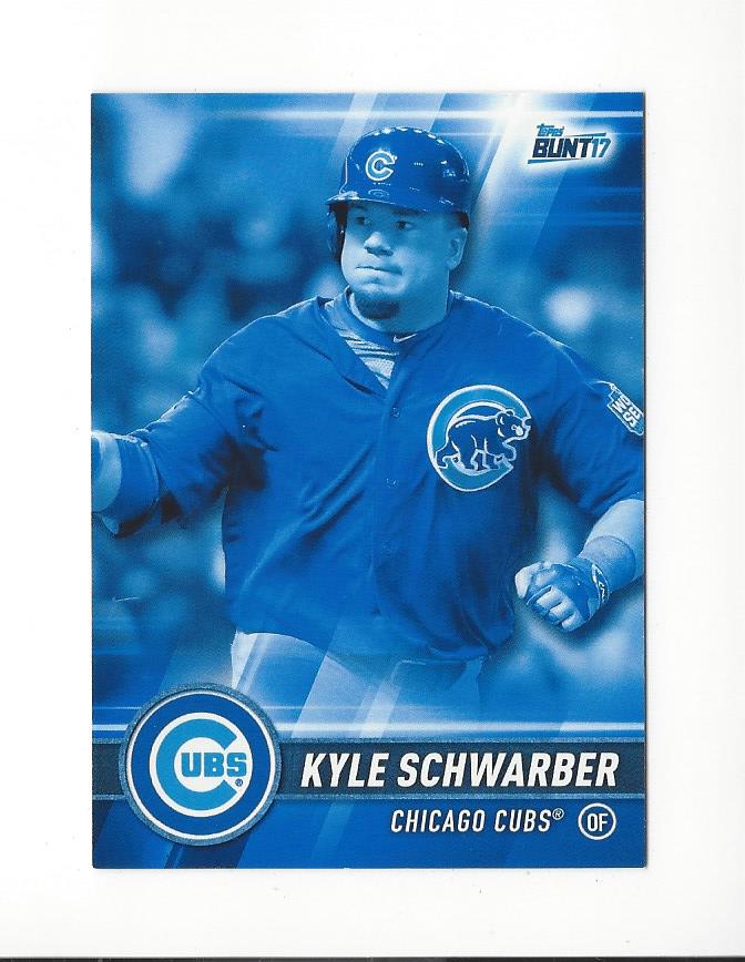 2017 Topps Bunt Blue #40 Kyle Schwarber