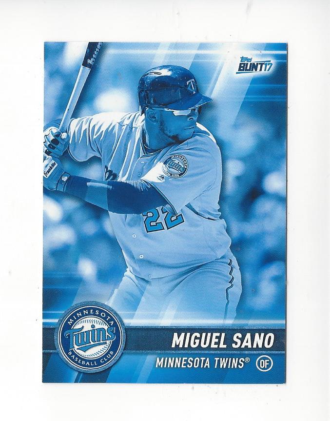 2017 Topps Bunt Blue #63 Miguel Sano