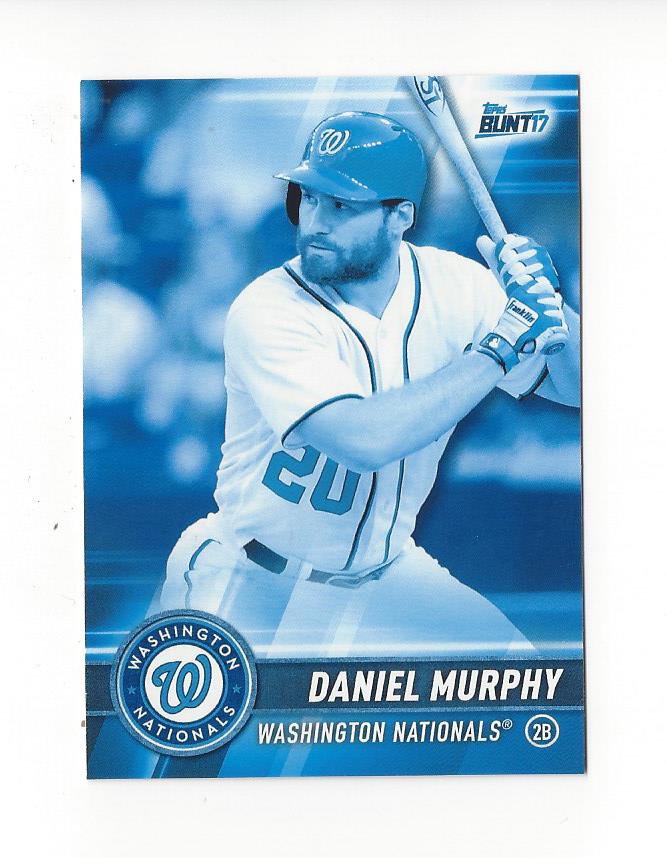 2017 Topps Bunt Blue #98 Daniel Murphy