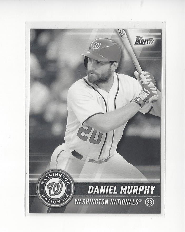 2017 Topps Bunt Black #98 Daniel Murphy