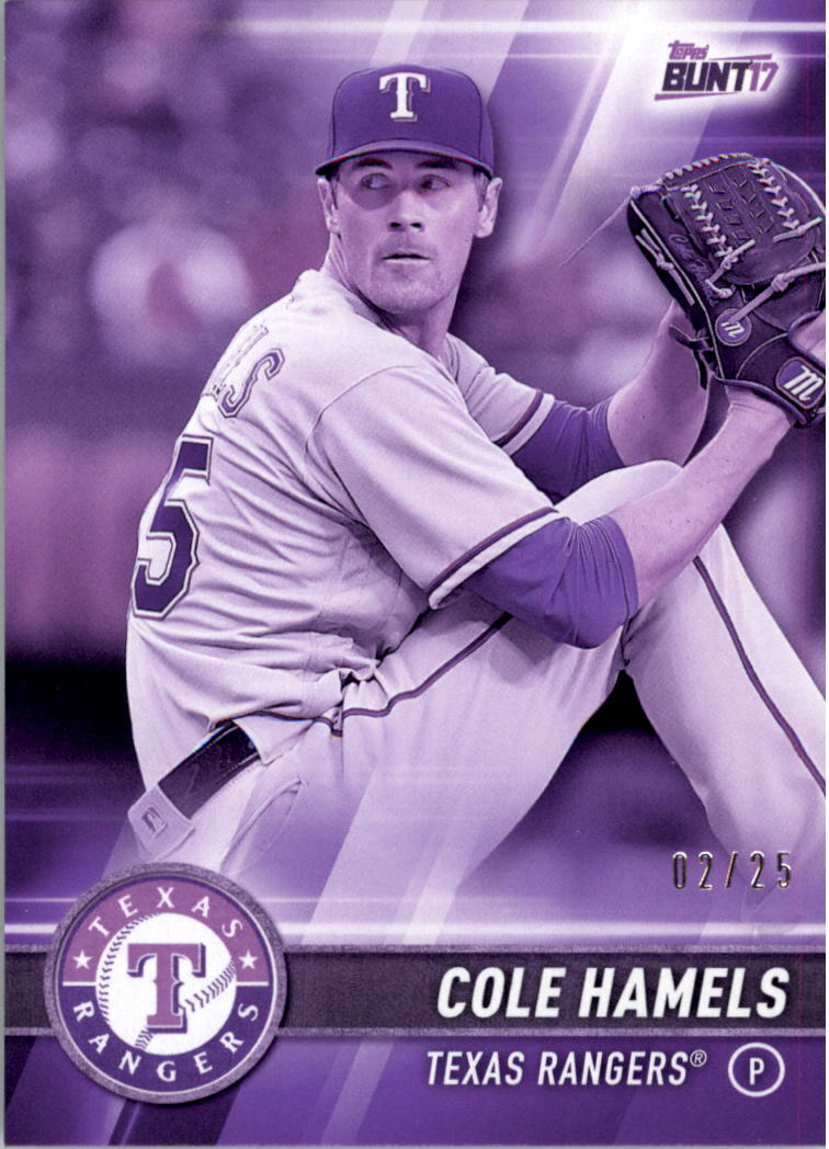 2017 Topps Bunt Purple #175 Cole Hamels