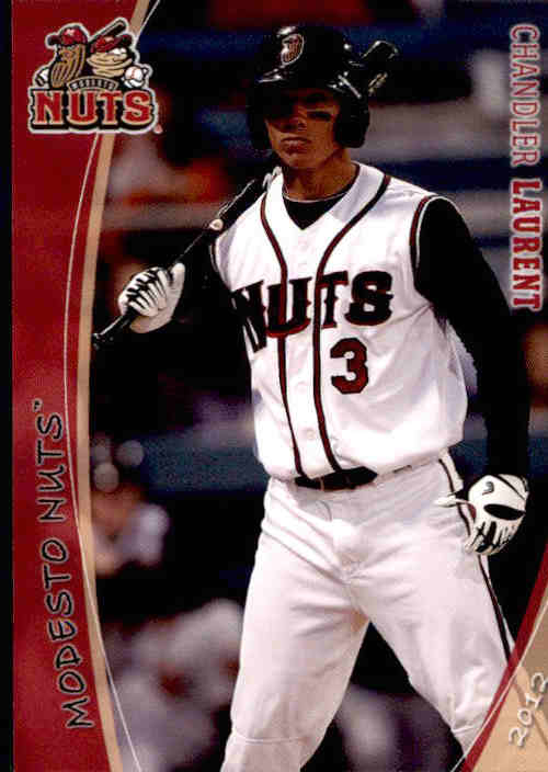 2012 Modesto Nuts Grandstand 17 Chandler Laurent Slidell Louisiana