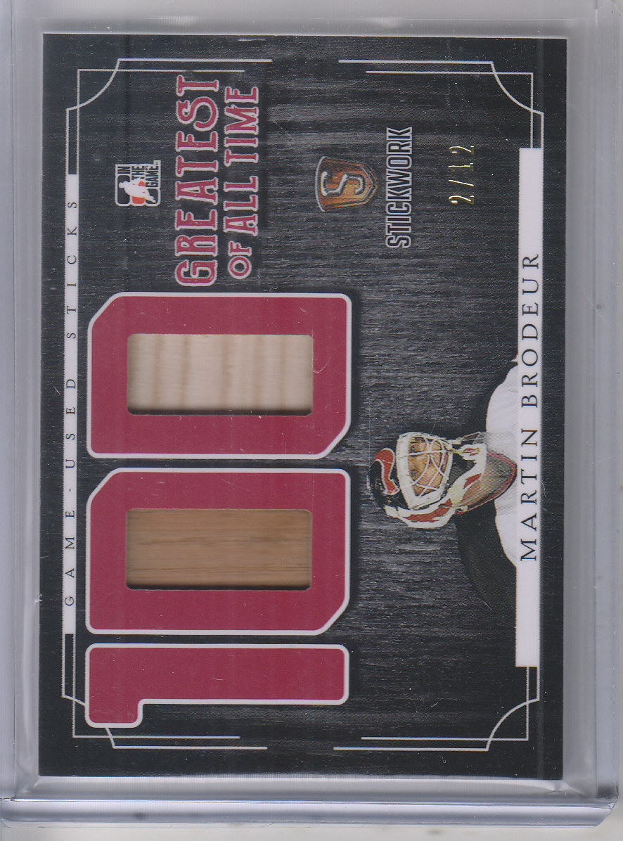 2016-17 ITG Stickwork 100 Greatest of All Time Red #GAT42 Martin ...