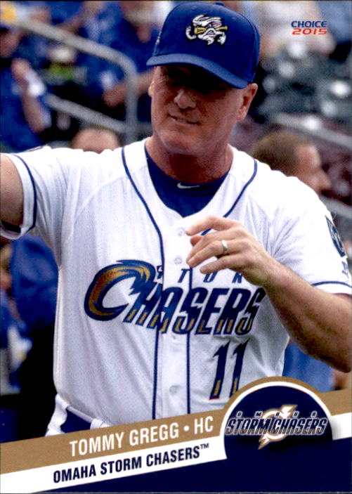 2015 Omaha Storm Chasers Choice #28 Tommy Gregg CO
