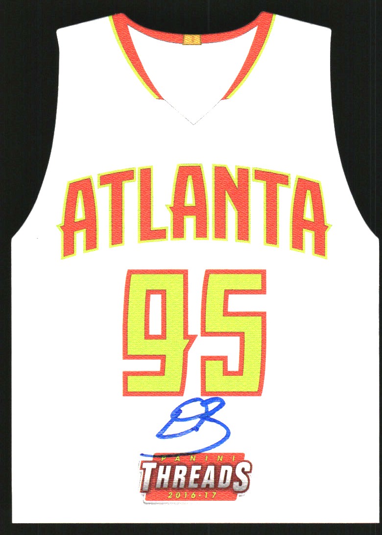2016-17 Panini Threads Team Threads Rookie Die Cuts Autographs #14 DeAndre' Bembry
