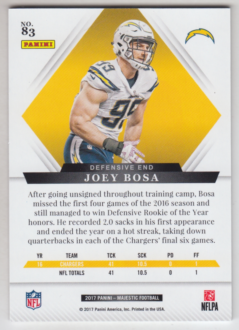 2017 Panini Majestic #83 Joey Bosa