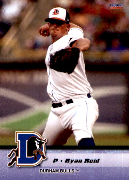 2011 Durham Bulls Choice 26 Ryan Reid Portland Maine ME