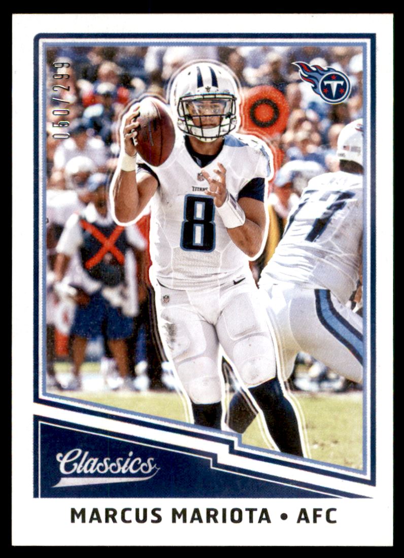 2017 Classics Red Back #12 Marcus Mariota