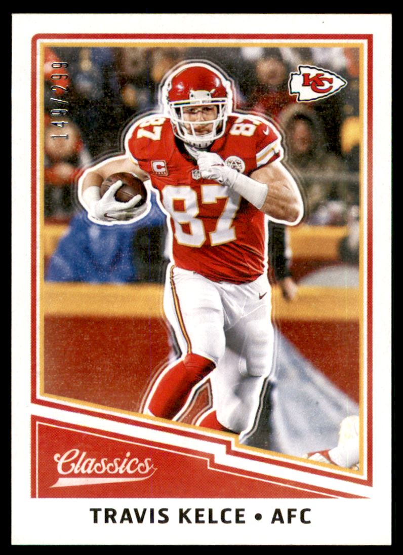 2017 Classics Red Back #14 Travis Kelce