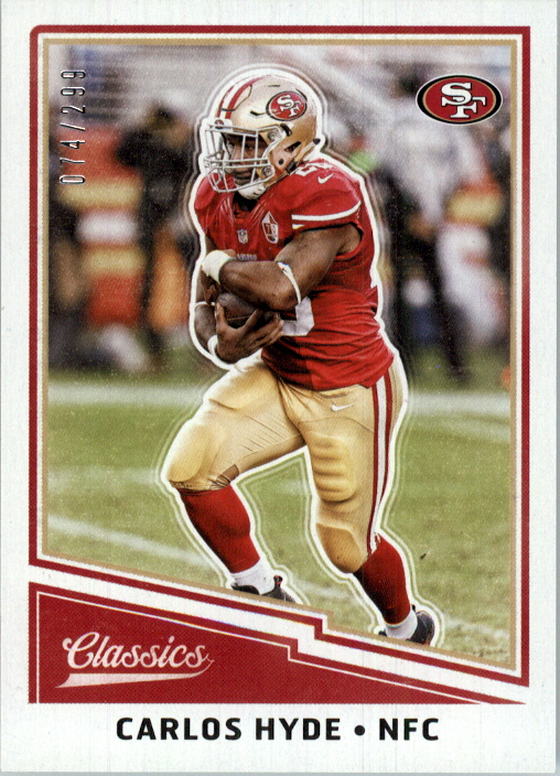 2017 Classics Red Back #32 Carlos Hyde