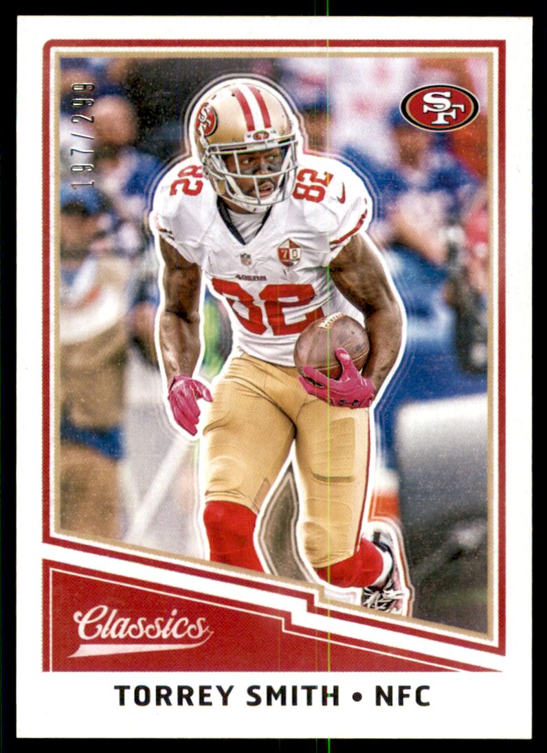 2017 Classics Red Back #100 Torrey Smith