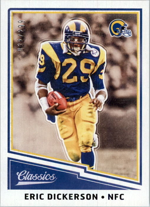 2017 Classics Red Back #101 Eric Dickerson