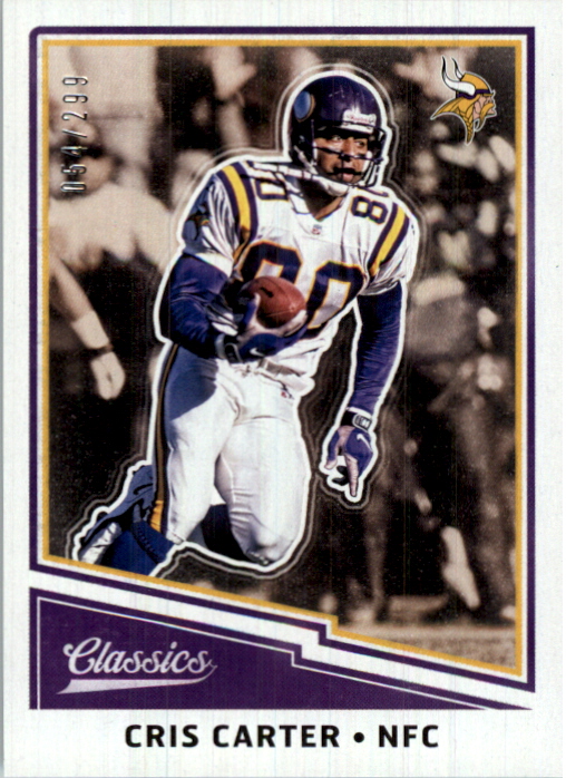 2017 Classics Red Back #109 Cris Carter