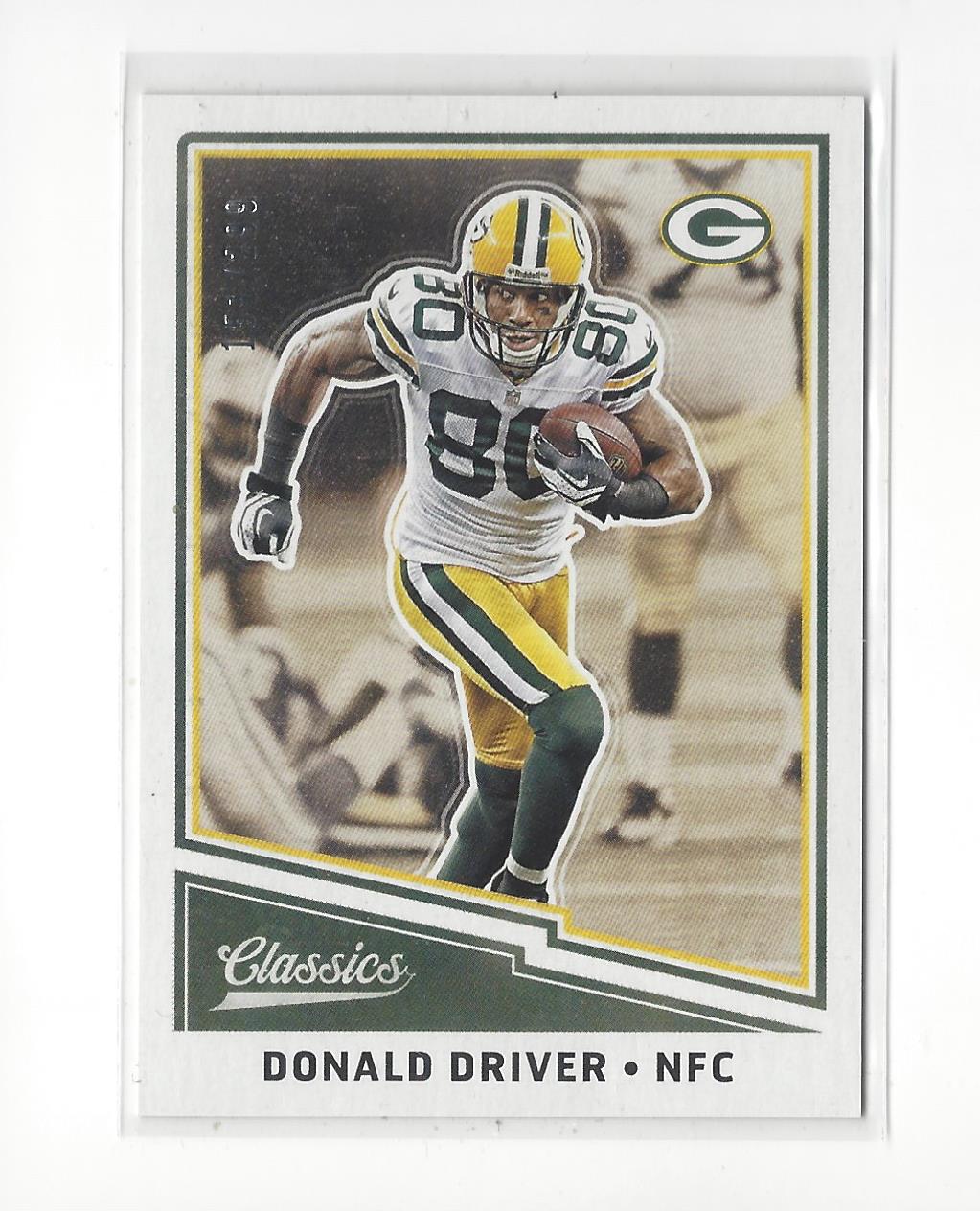 2017 Classics Red Back #124 Donald Driver
