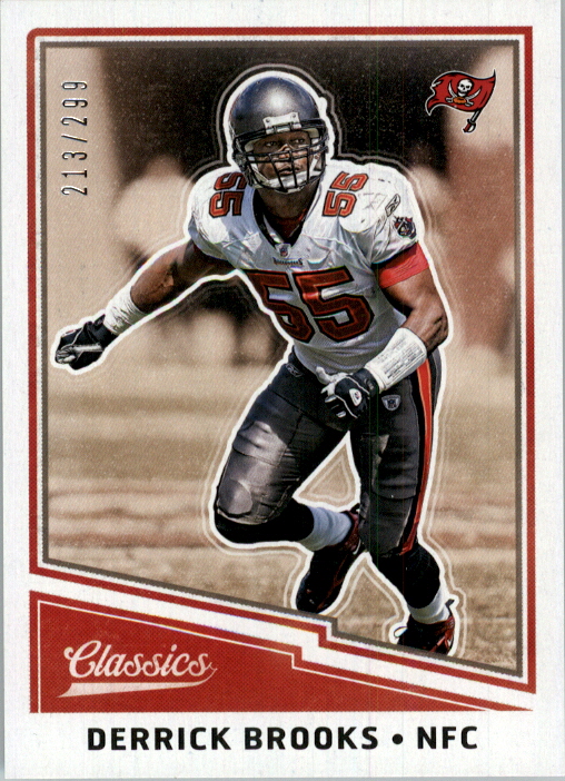2017 Classics Red Back #126 Derrick Brooks
