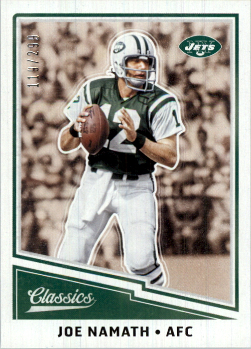 2017 Classics Red Back #129 Joe Namath