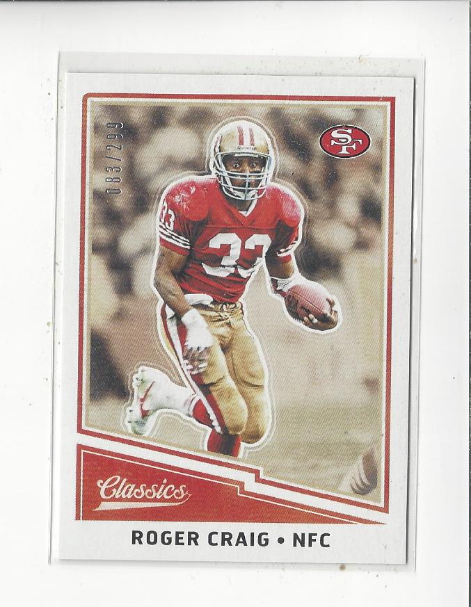 2017 Classics Red Back #178 Roger Craig