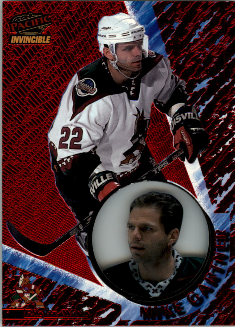 1997-98 Pacific Invincible Red #106 Mike Gartner