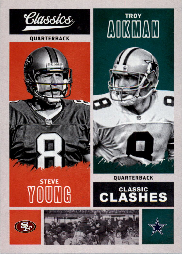 2017 Classics Classic Clashes #18 Steve Young/Troy Aikman