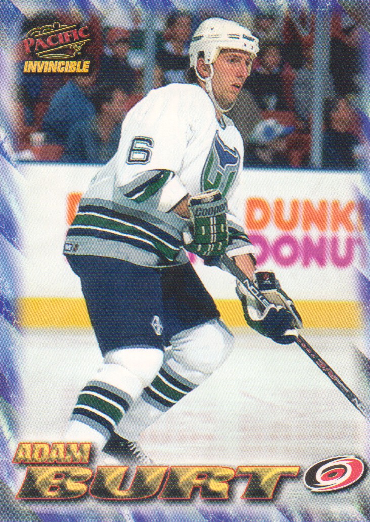 1997-98 Pacific Invincible NHL Regime #34 Adam Burt