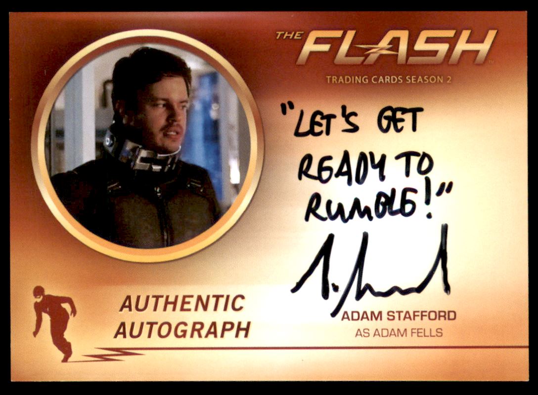 2017 Cryptozoic The Flash Season 2 Autographs #AS1 Adam Stafford as Adam Fells