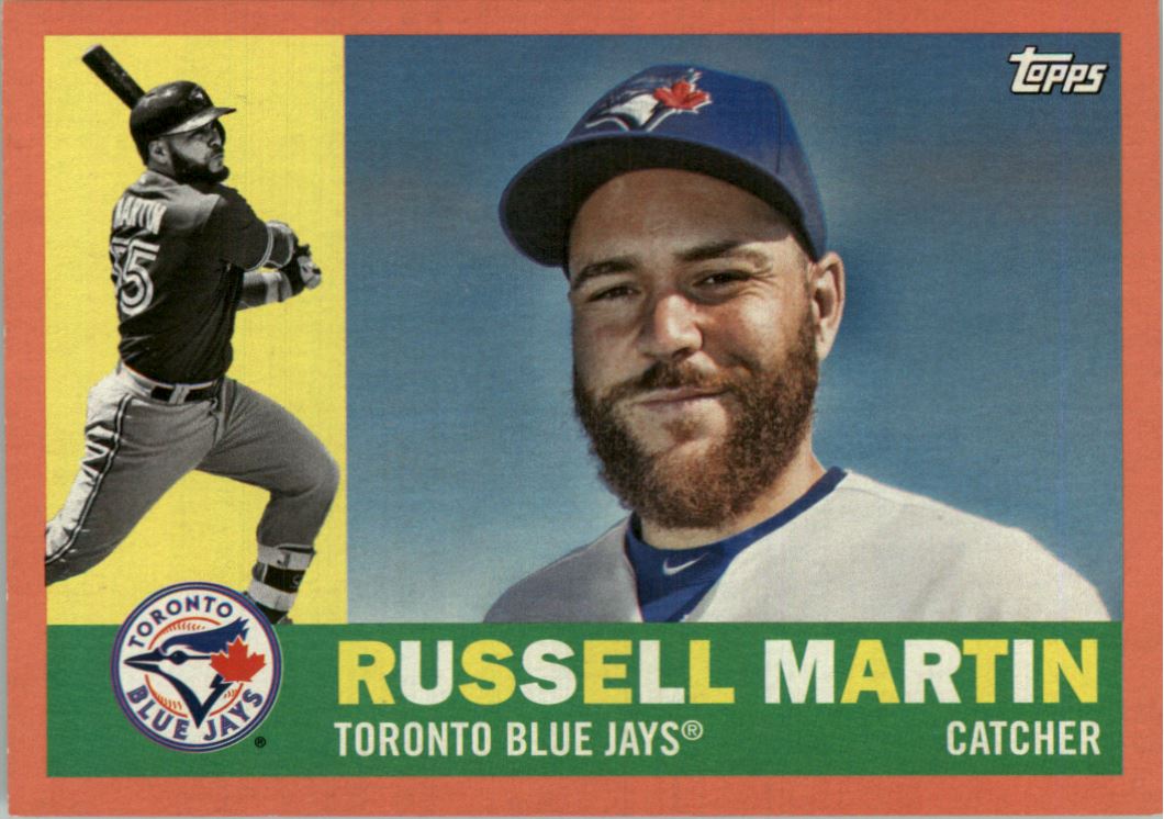 2017 Topps Archives Peach #19 Russell Martin
