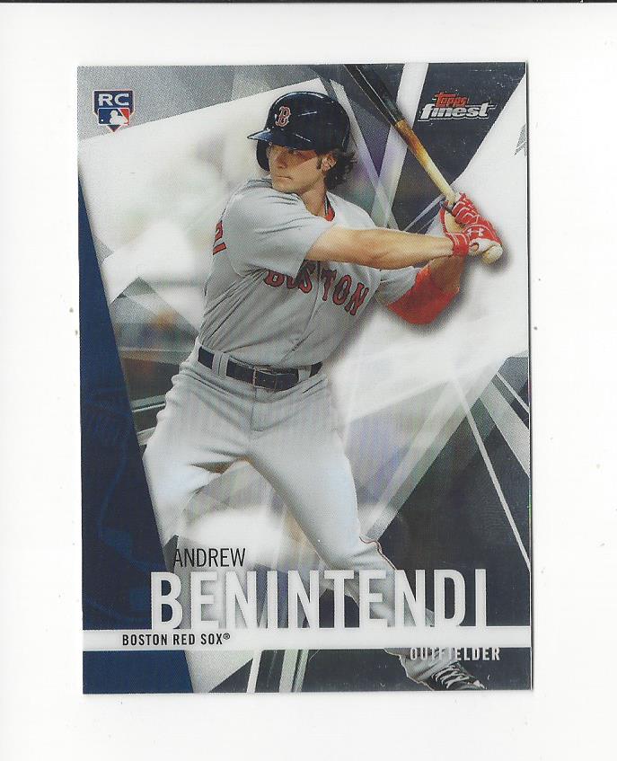 2017 Finest #66 Andrew Benintendi RC